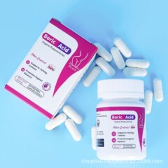 30粒一瓶Yoni pops vaginal boric acid suppositories出口硼酸