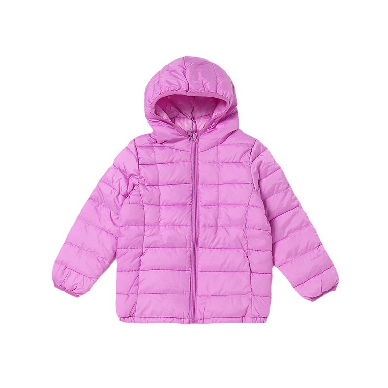 2024 nuevos niños abajo Chaqueta de algodón acolchado ligero medio y grande de los niños abajo abrigo de algodón acolchado otoño e invierno cálido abrigo engrosado