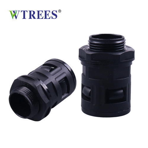 German-made PG nylon corrugated pipe connector wire and cable plastic direct plug-in corrugated pipe hose quick connection straight plug
