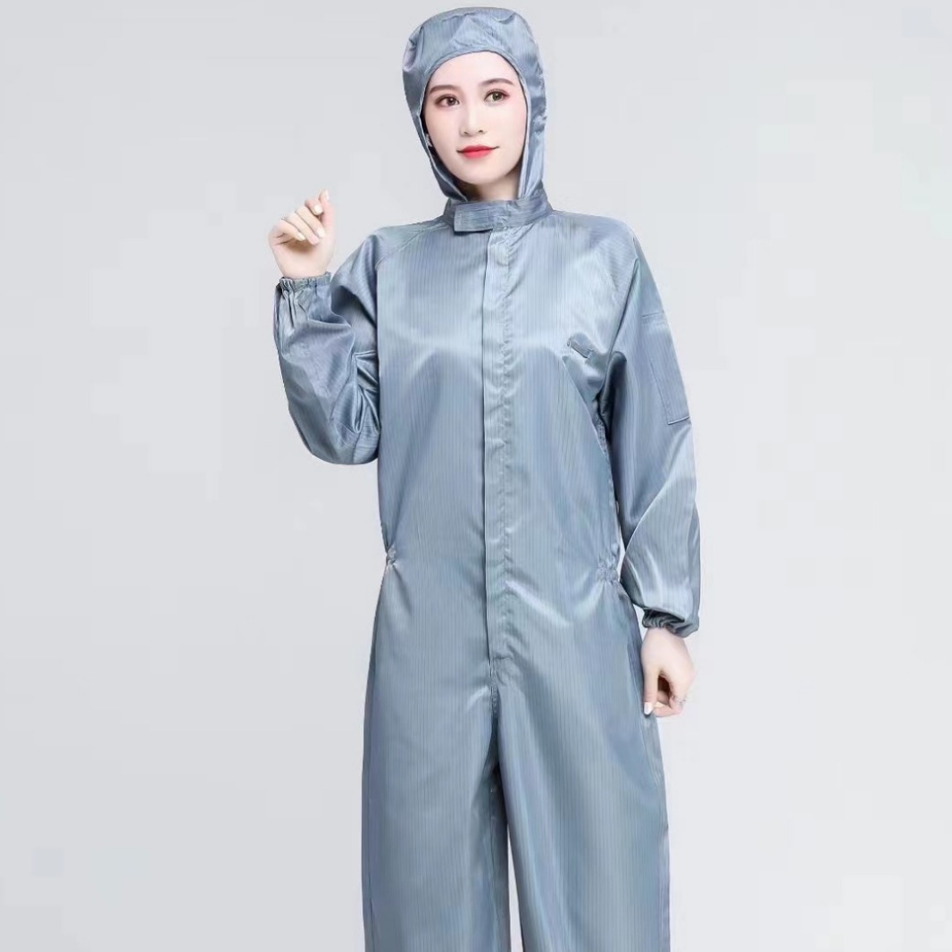 防静电连帽连体服洁净服无尘车间净化服厂家批发零售无尘工作服