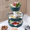 household Creative chafing dish Dish Nordic Leachate Basket Cold platter Fruits Basket kitchen Plastic Trays suit