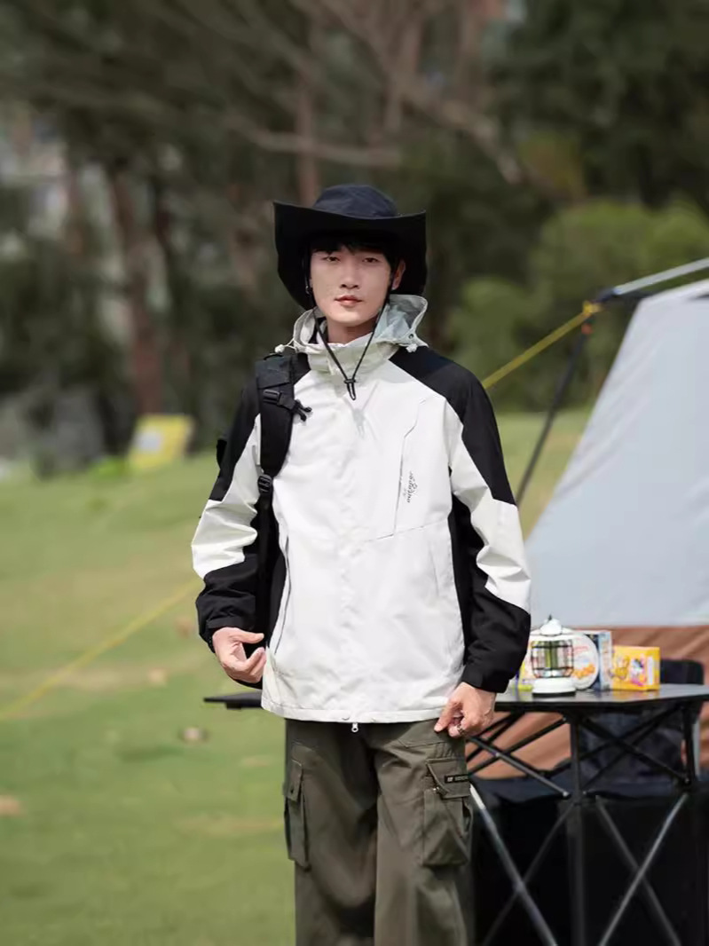 3 대 1 야외 기능 3 증명 충전 재킷 커플 캐주얼 느슨한 작업 재킷