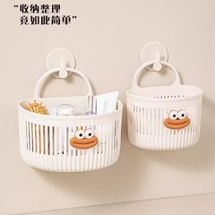 多機能ミニバスケットトイレ浴室廃棄洗面タオル収納バスケットキッチン寮ベッドサイド壁掛け式バスケット