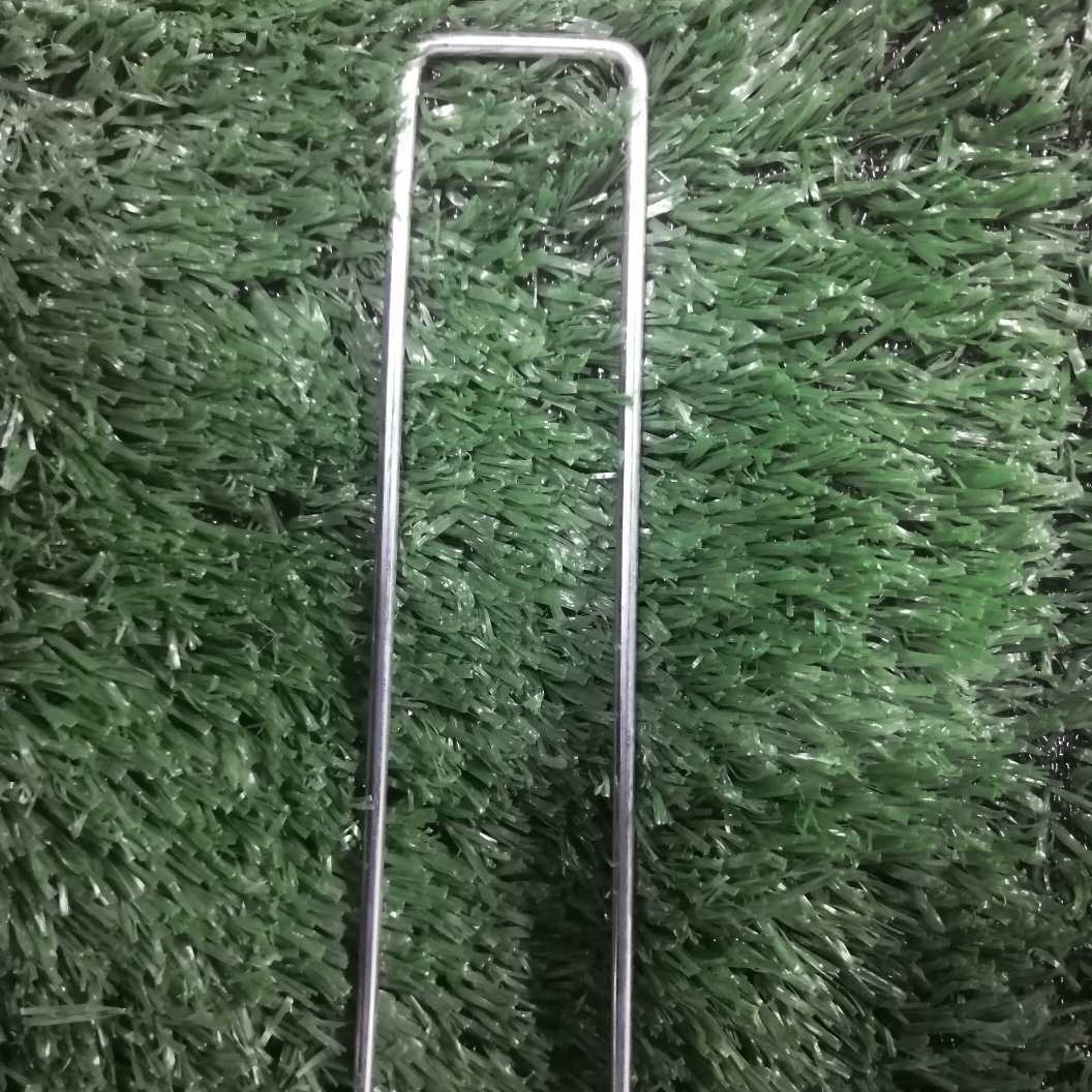 Fábrica directa de clavos de tierra en forma de U, clavos de tierra de jardín a prueba de césped, clavos de tierra de huerto, una variedad de especificaciones y estilos de clavos de tierra en forma de U