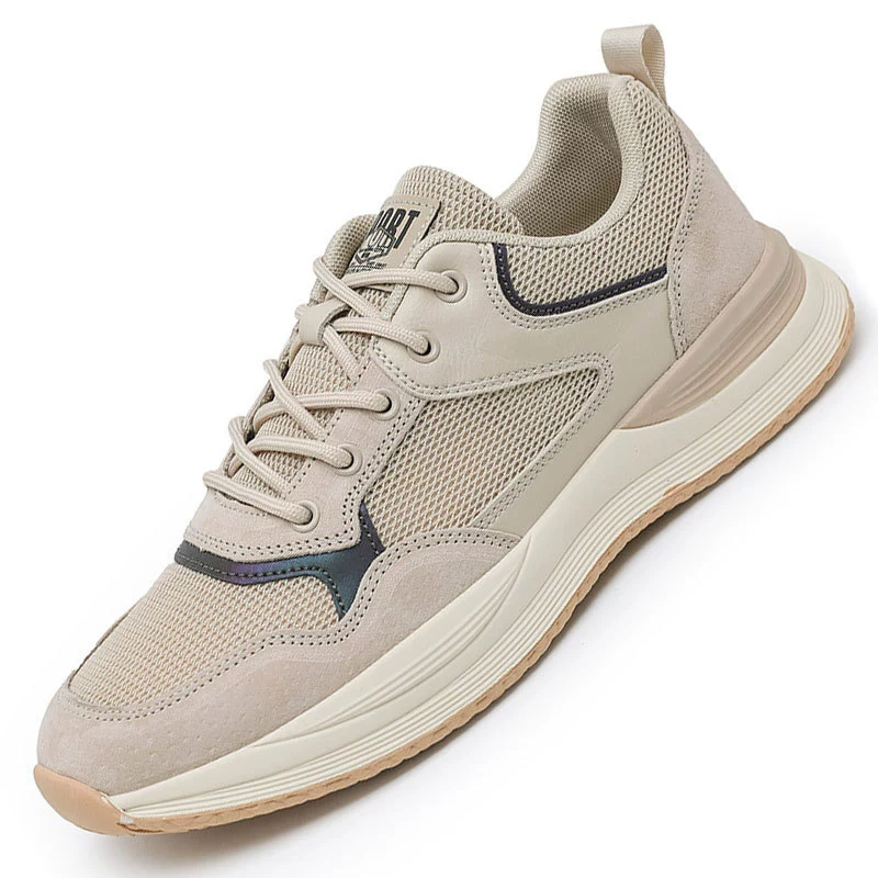 Мужская обувь весна и лето 2025 новая ткань сетка мужская обувь спортивная обувь модная мягкая лапша повседневная беговая обувь мужская