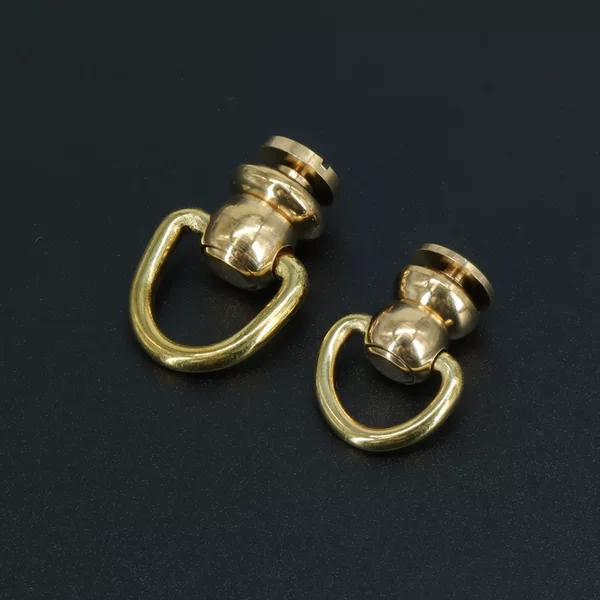 Spot Wholesale Pure Copper Monk Head 360 Degree Rotation Perfume Hanging Clock Brass Monk Head Pacifier Nail with Ring