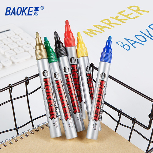 Baoke Stationery MP540 paint pen, tire pen, large pen, indelible paint marker, glass pen