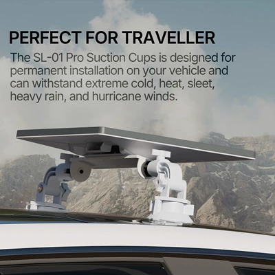 Roof rack with Adjustable Suction Power