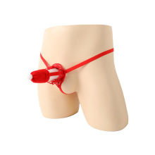 男士性感丁字裤批发圣诞帽蕾丝诱惑内裤激情床上情趣用品绑带内裤