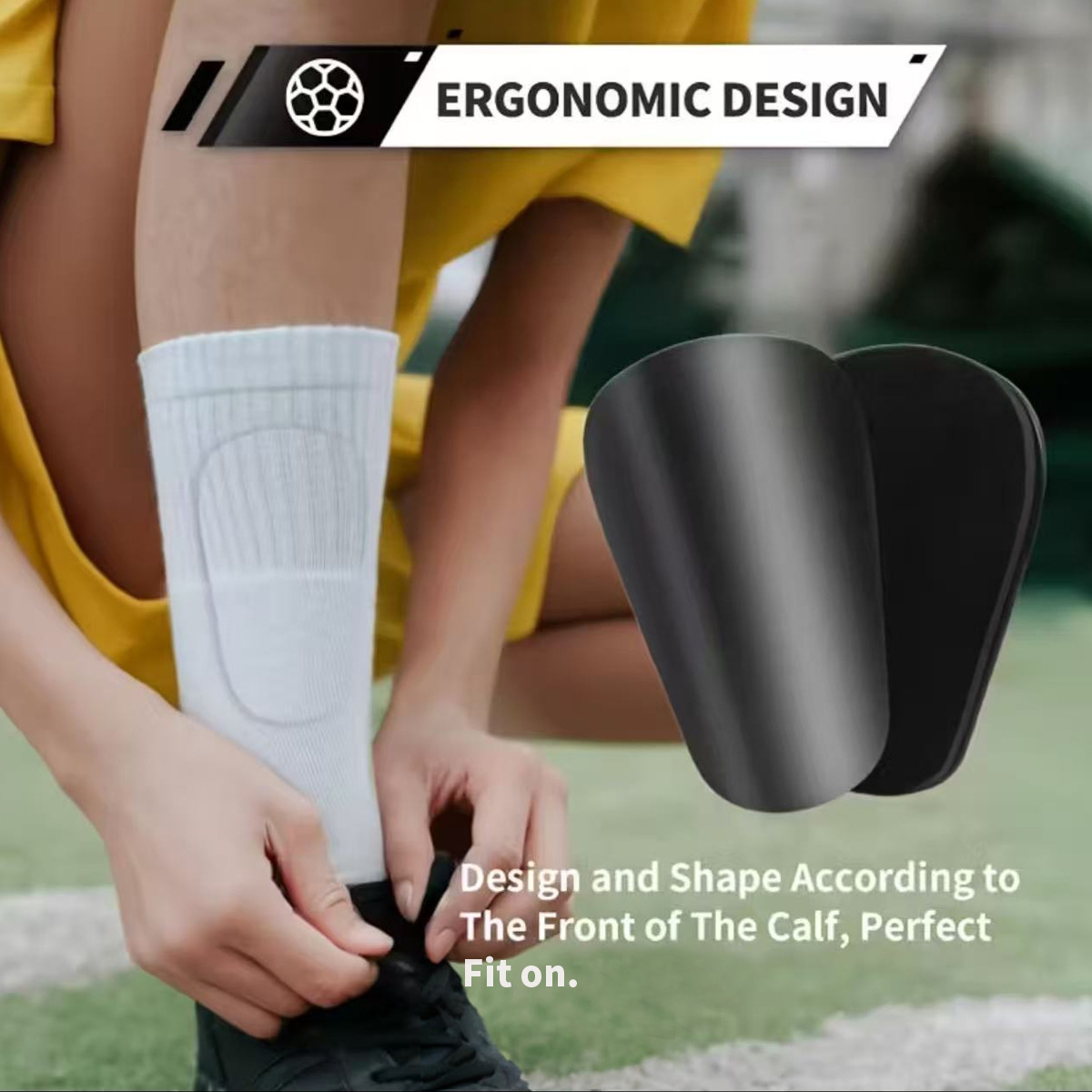 Mini Football Shin Guard Soccer Shin Pads Protective Gear Adult Insert Pads