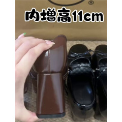 羊皮版~法式气质方头浅口单鞋女2025夏新款小个子内软底单鞋