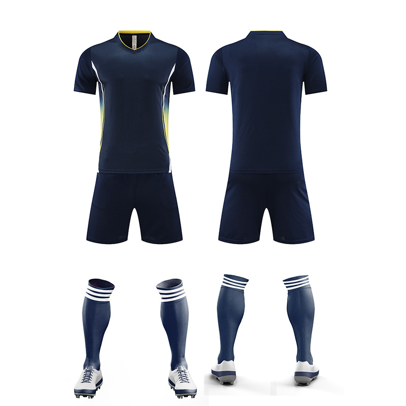 Ropa de entrenamiento de fútbol nueva de 2025, traje deportivo informal de verano para correr, camiseta de juego Kalmei de secado rápido y que absorbe el sudor