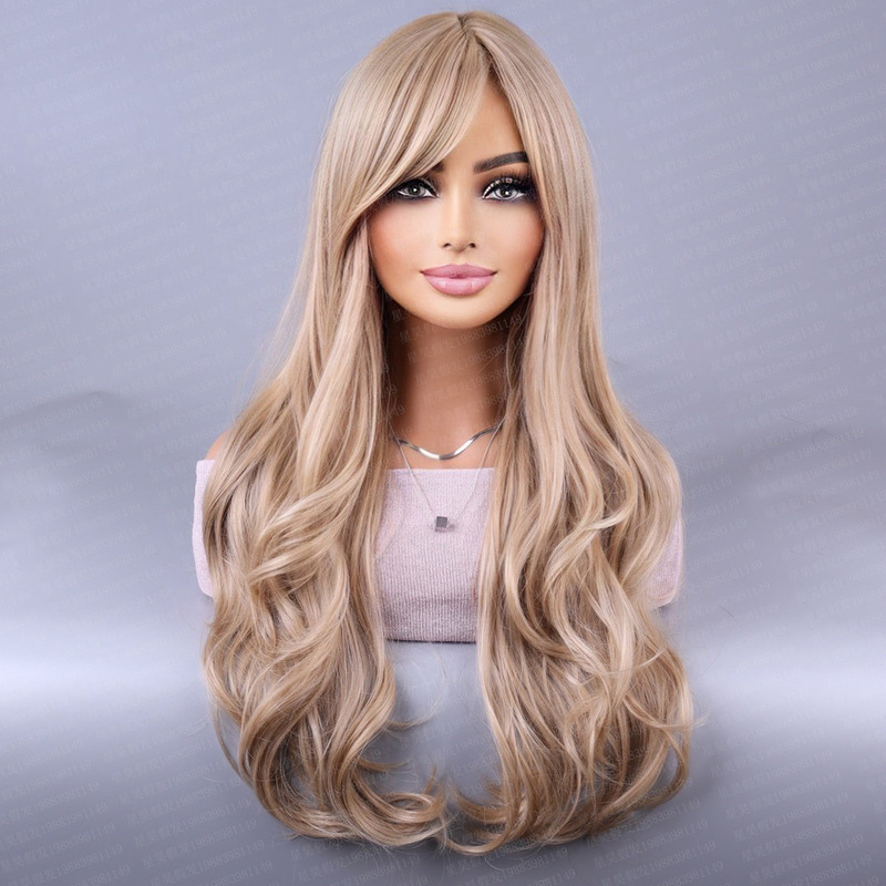 New natural fashion Chemical Fiber wig European and American wig female wigs