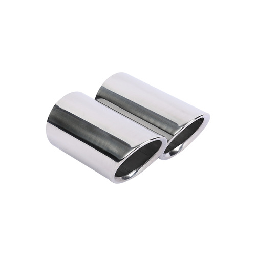 Cross-border quality stainless steel tail throat suitable for Audi A4LA6LA1A3A5Q7 car modified exhaust silencer