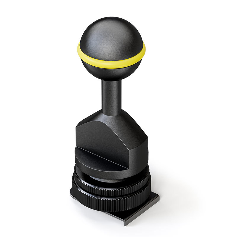 Cámara de rana mar impermeable aleación de aluminio de aluminio accesorios botas frías fotografía de buceo mariposa clip lámpara brazo de luz complementaria accesorios de expansión