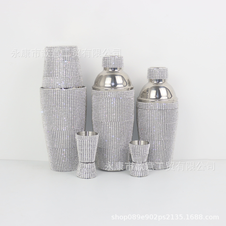 Diamond-Encrusted Cocktail Shaker, Lemon Cocktail Shaker, Cocktail-Specific Tools, Bar Shaker Cup, Shaker Pot