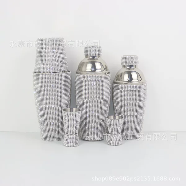 Diamond-Encrusted Cocktail Shaker, Lemon Cocktail Shaker, Cocktail-Specific Tools, Bar Shaker Cup, Shaker Pot