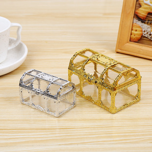 透明塑料盒子 正方形天地盖亚克力皮筋收纳盒PS包装糖果盒 透明盒详情3
