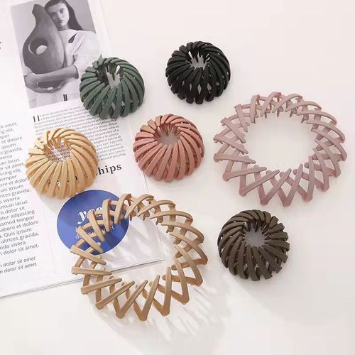 Cross-border hot selling bird's nest hair twist, bird's nest hair band, Korean hair accessories, ball head, high ponytail, lazy jewelry clip