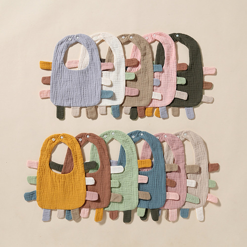 Baby bib saliva towel baby pure cotton gauze anti-vomiting child eating bib towel thin summer soothing absorbent water