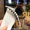 Hairgrip from pearl, big crab pin for bath, elegant shark, hairpins, hair accessory, South Korea