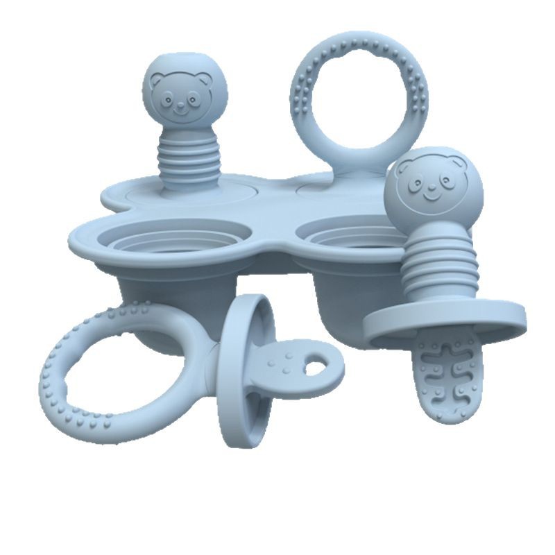 Molde de helado para la alimentación del bebé Molde de gel de sílice para bebés