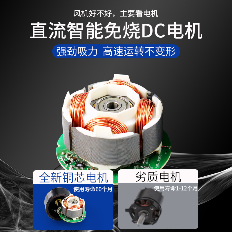 4-inch PVC pipe fan small exhaust 12V 3-inch exchange fan bathroom exhaust fan boost oblique flow smoke exhaust machine