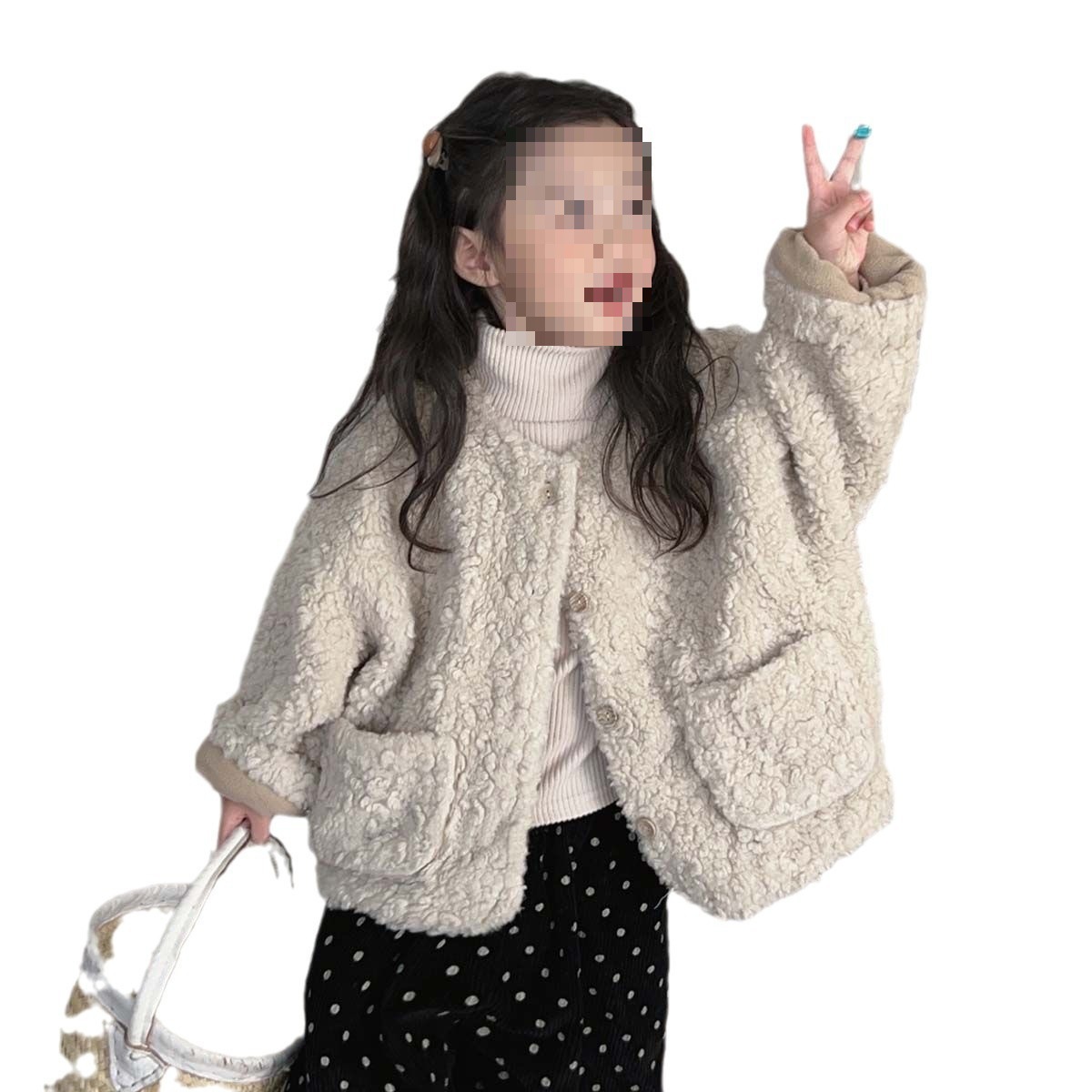 한국 아동복 어린이 기모 두꺼운 코트 겨울 소녀 원피스 벨벳 양면 벨벳 옷 소년 따뜻한면 패딩 재킷