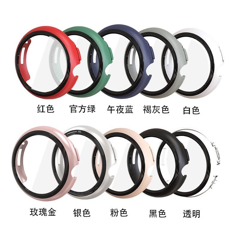 For Google Pixel Watch2 Watch Case All-inclusive Google 2 Case Tempered Film All-in-One Case