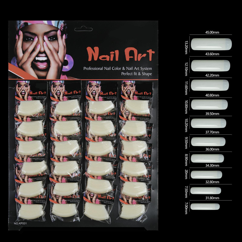 Fábrica directa de nuevos productos de manicura de color sólido 24 paquetes de tarjetas de uñas parches de manicura falsas uñas al por mayor