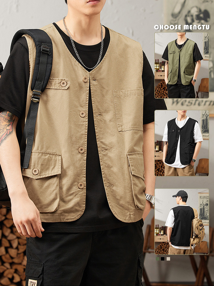 Summer thin Japanese vest