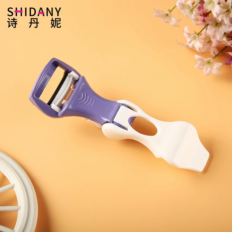 Пластиковая ручная щипца для ресниц (Shidany) — компактный милый дизайн, портативная 6.5 см
