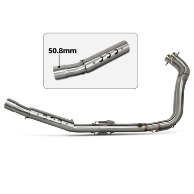 700 Stainless Steel Front Section | Motorcycle exhaust pipe