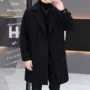 中长款新款男生秋冬季大衣