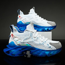 2025新款运动潮鞋流沙高弹鞋面透气软弹增高厚底老爹鞋工厂直播男