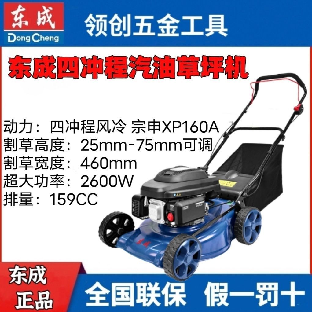 东成汽油草坪机FF04-SSS48手推电动割草除草机草坪剪草修草机FF04