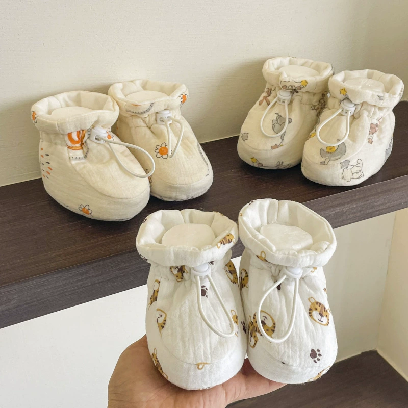 Весенне-Осенняя детская обувь, чехол для ног мужского и женского пола От 0 до 1 года обувь носки не падают с пятки с мягким дном прогулочная обувь 3-6 месяцев