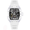 2024 new Richard men's watch fully automatic mechanical watch, transparent hollow, transparent bottom Douyin
