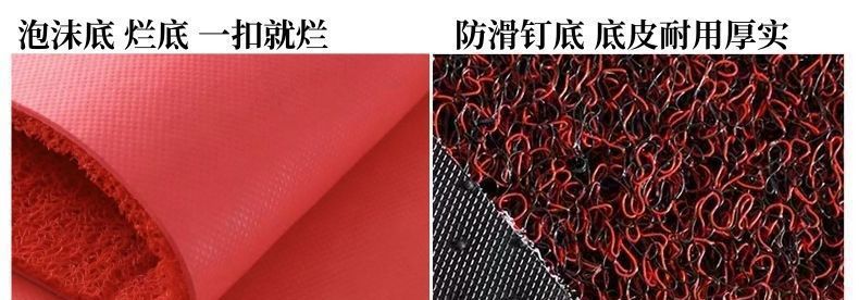 Entrance Door Mat, Silk Loop Anti-Slip Entry Mat, Bathroom Mat, Living Room Door Mat, Car Door Mat