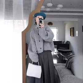 女式毛呢外套;大码毛呢外套