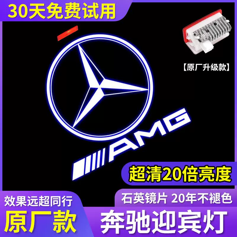 Поддержка для Mercedes-Benz Welcome Light E-Класс C-Класс A-Класс GLC дверной проектор света EL/GLB/GLA/c6 фон ambient