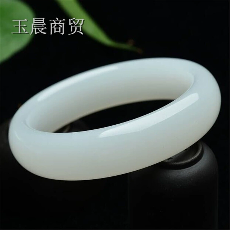 Bracelet white jade, Birthday gift
