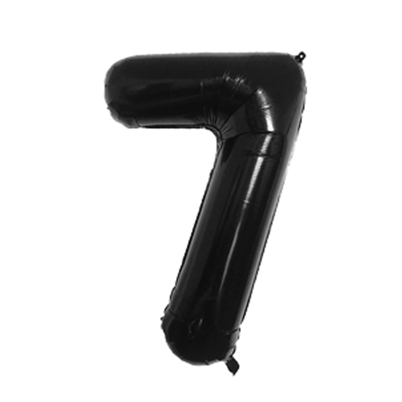 Pequeño globo digital 16 pulgadas versión americana delgada decoración del cuerpo fiesta de cumpleaños Comercio exterior globo de película de aluminio al por mayor globo digital