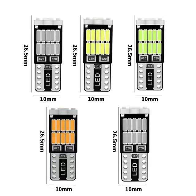 Автомобильная светодиодная лампа-фонарь T10 4014 26SMD декодирование яркого света W5W светлый свет