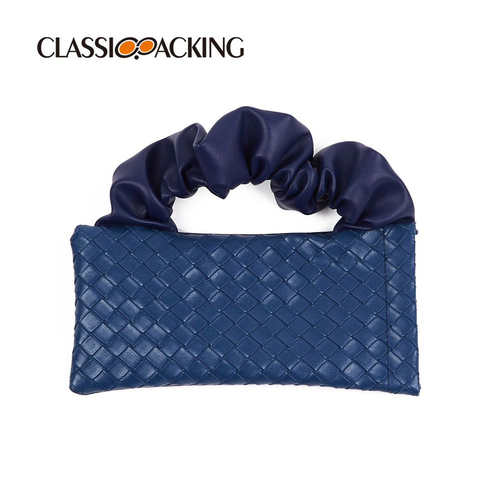 Fábrica al por mayor gafas bolsa moderna simple portátil gafas de sol bolsa original tejido diseño gafas bolsa de almacenamiento