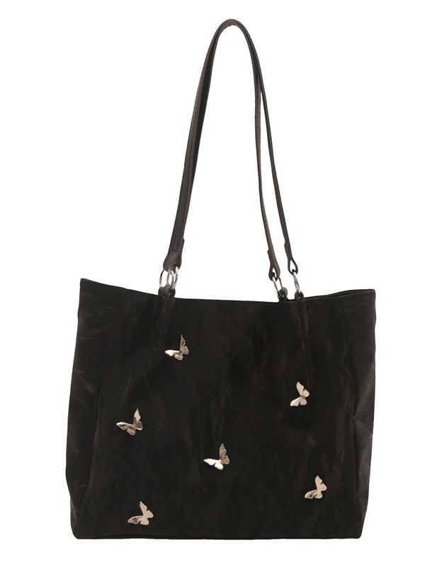 Bolsos de cubo de arco de alta calidad para mujeres 2024 verano nuevo estilo extranjero nicho bolso de hombro de moda bolso de mujer