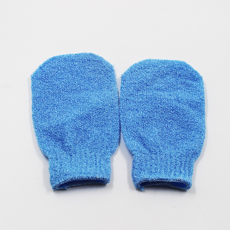 Guantes de toallas de limpieza de cinco dedos para adultos, toallas de baño, artefactos de baño de espalda, toallas de baño de espalda, guantes de espesación de barro frotados