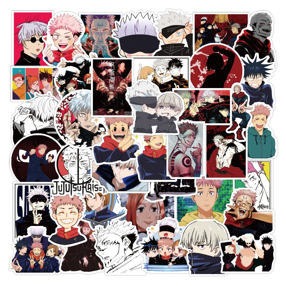 Наклейки «100 проклятий», стикеры для чехла телефона и компьютера, Jujutsu Kaisen, аниме