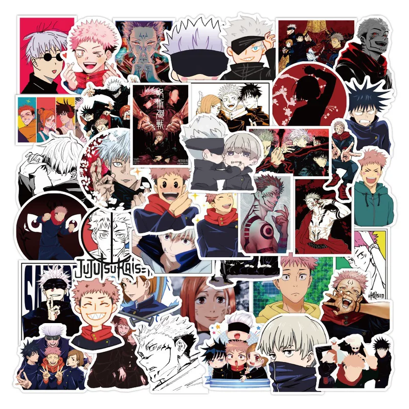 Наклейки «100 проклятий», стикеры для чехла телефона и компьютера, Jujutsu Kaisen, аниме