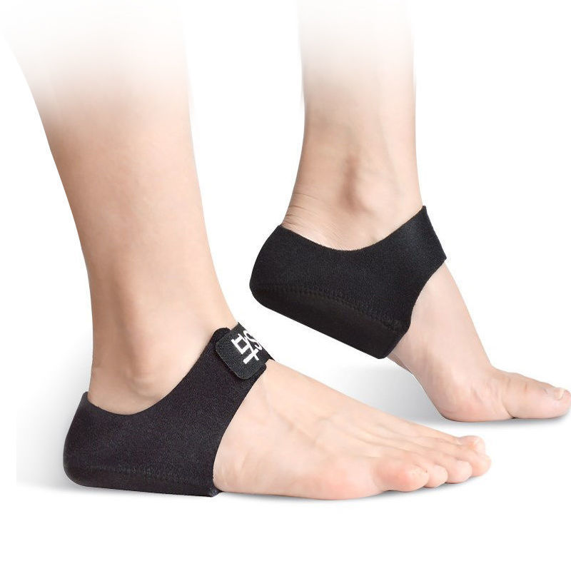 Cross-border Velcro talón cubierta del talón calcetines talón gel térmico cubierta protectora de los hombres y las mujeres de absorción de choque fatiga del pie